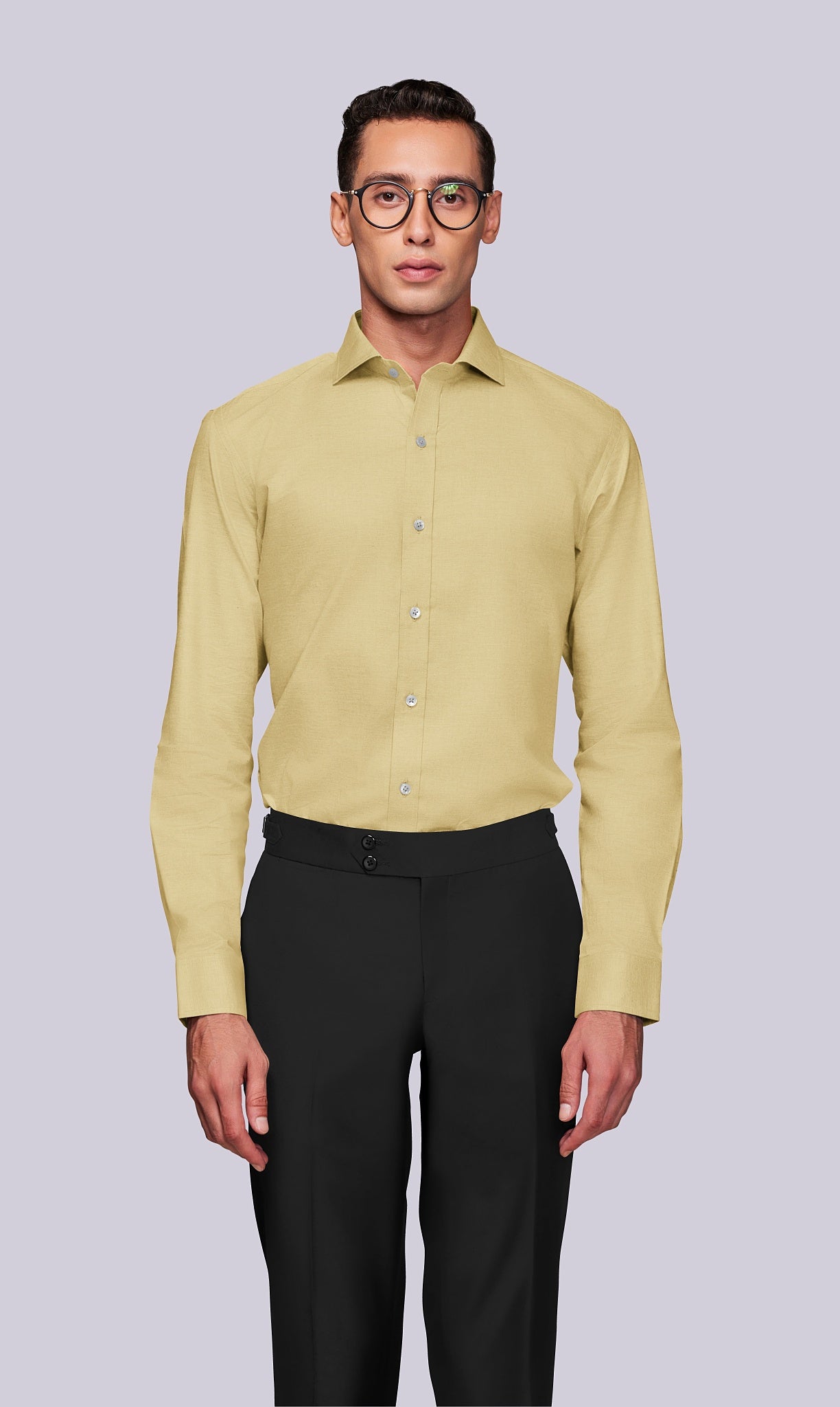 Men's Lemon Yellow Shirt