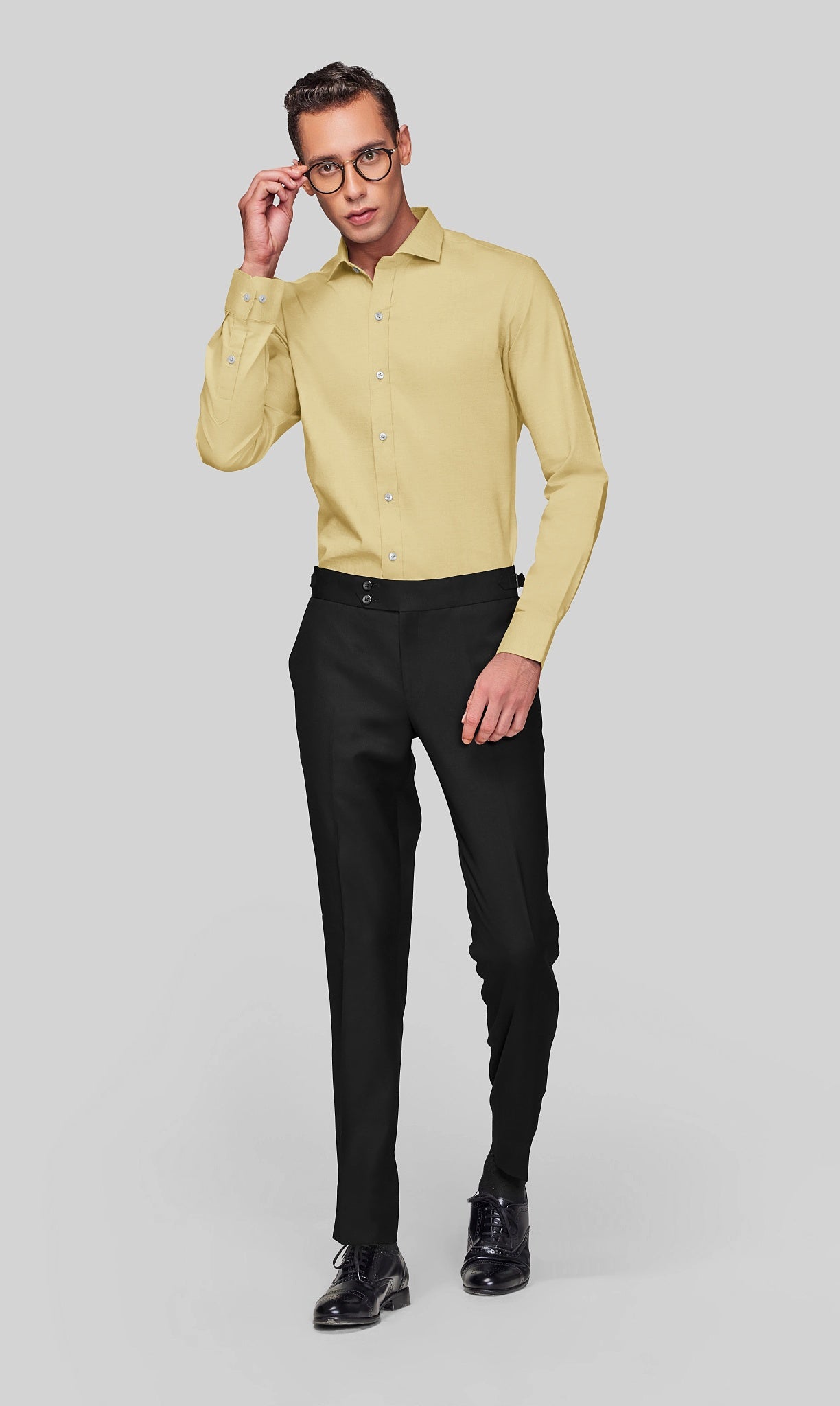 Men's Lemon Yellow Shirt