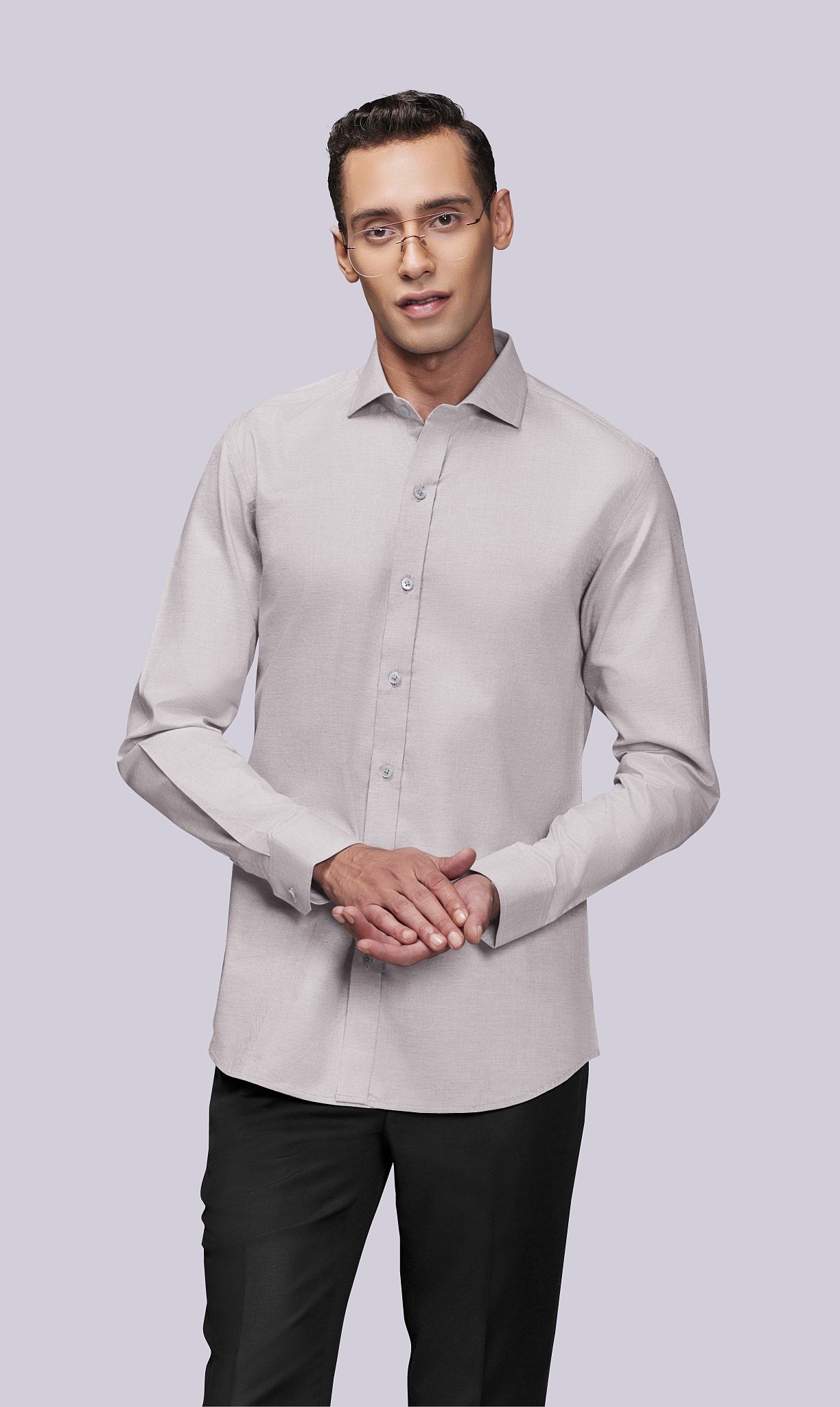 Men's Light Grey Shirt